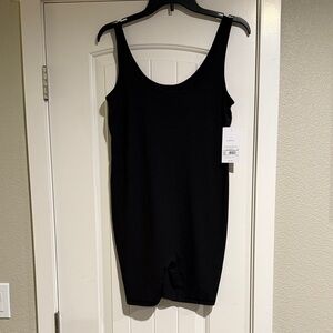 Black Sleeveless Bodysuit